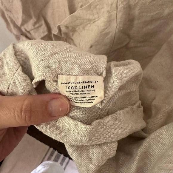 Elizabeth Suzann Harper Tunic mid weight linen - Picture 5 of 13